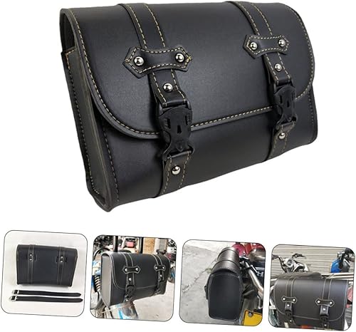 Miniatura 5 de SUPVOX Bolsas para motocicleta, bolsa de lona para motocicleta, organizador de cuero, herramientas de cuero, bolsa de sujeción para motocicleta,
