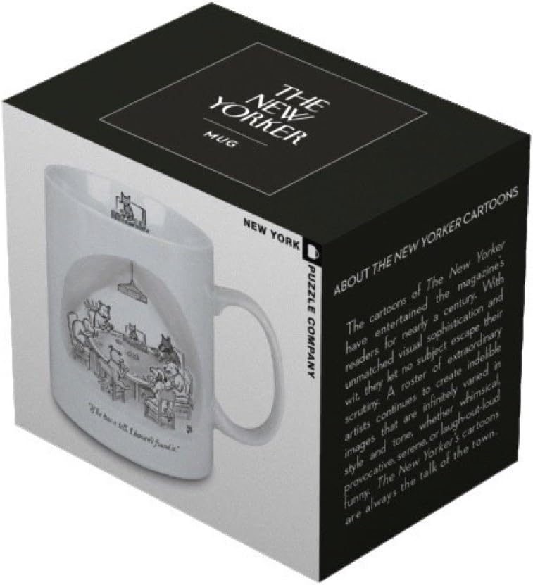 🔥 Crazy Deals Porcelain Mug - New Yorker Cartoon Cat's Tell - Perfect gift for cat lovers. Best Cyber Deals 🔥 Porcelain Mug - New Yorker Cartoon Cat's Tell - Perfect gift for cat lovers.