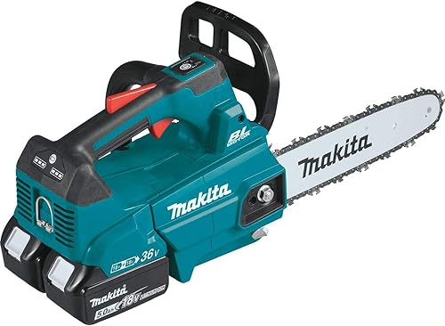 Miniatura 3 de Makita XCU08PT 36V (18V X2) LXT - Kit de motosierra con mango superior de 14 pulgadas (5.0 Ah) con batería BL1850B-2 18V LXT de iones de litio de