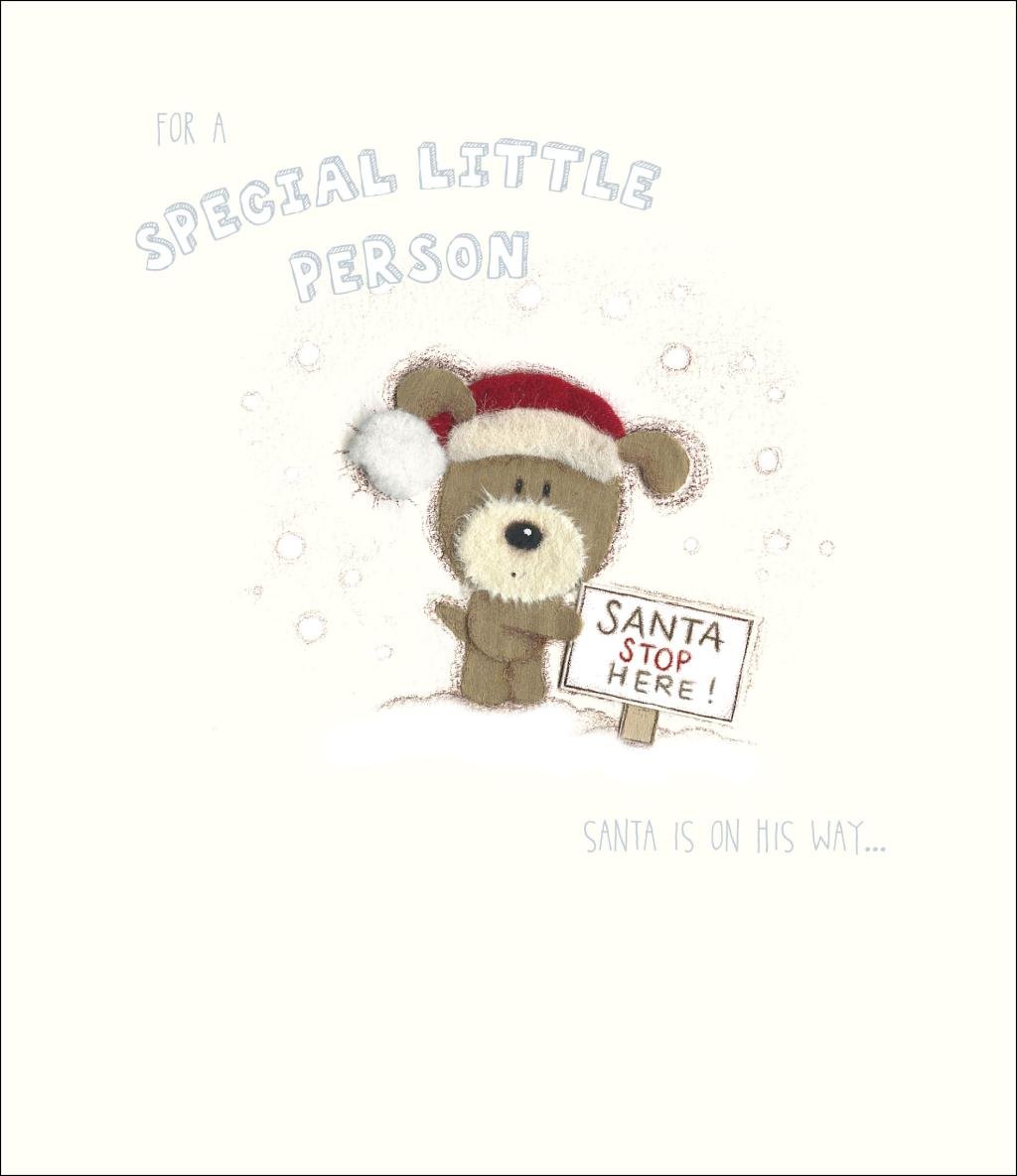 Woof For a Special Little Person (Someone Special) Christmas Card...