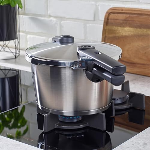 Miniatura 3 de Fissler Vitaquick - Juego de olla a presión premium, 4.8 cuartos de galón y tapa de vidrio