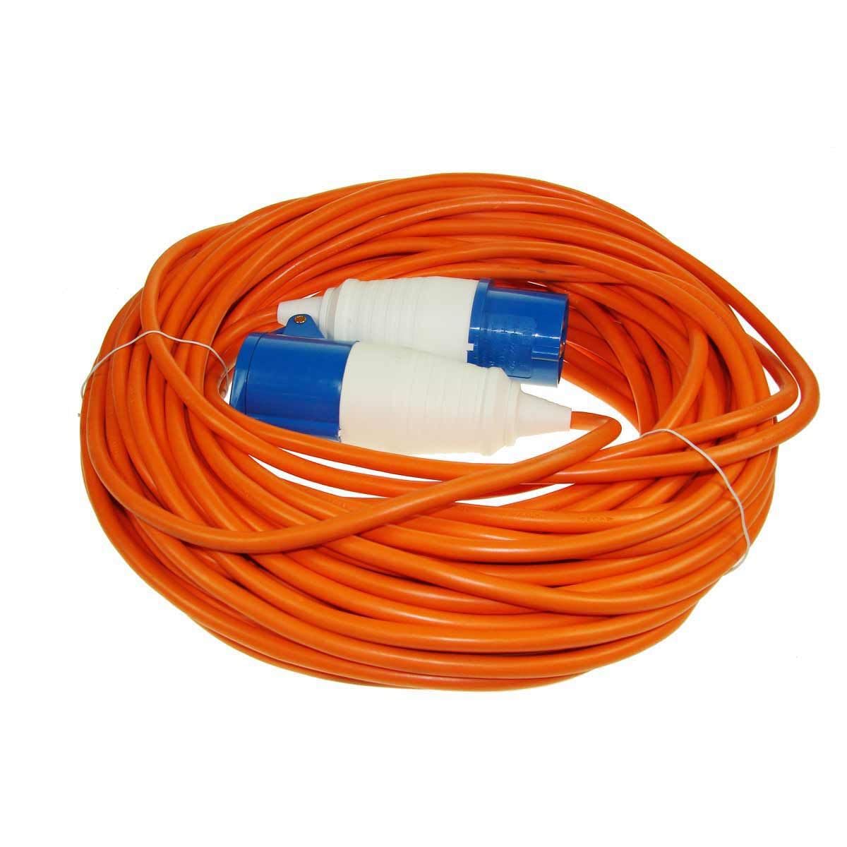 Maypole 230V 16 Amp 25 M Extension Orange Lead