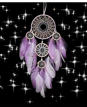 Amazon.co.jp: SKTMH ドリームキャッチャー 捕夢網 壁掛け 羽