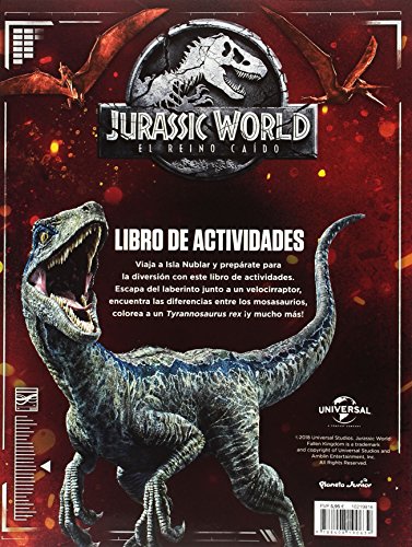 Jurassic World. El reino caído. Libro de