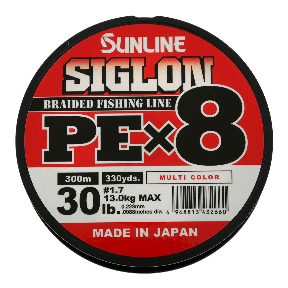 Sunline Siglon PE ADV x8 Flätlina, Multicolor 300m