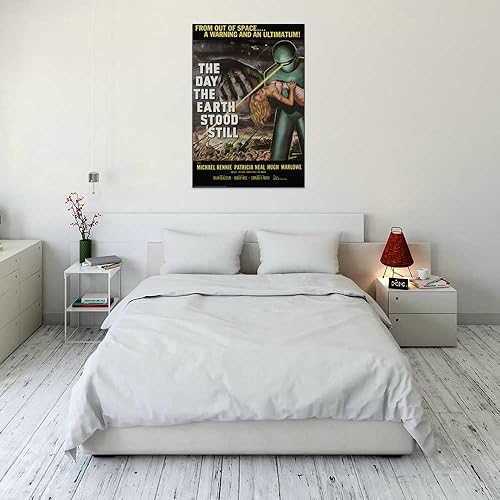 Miniatura 4 de El día que la tierra se detuvo todavía, de Robert Wise 1951 Póster de la película 24X36 nuevo raro (reproducción, no original)