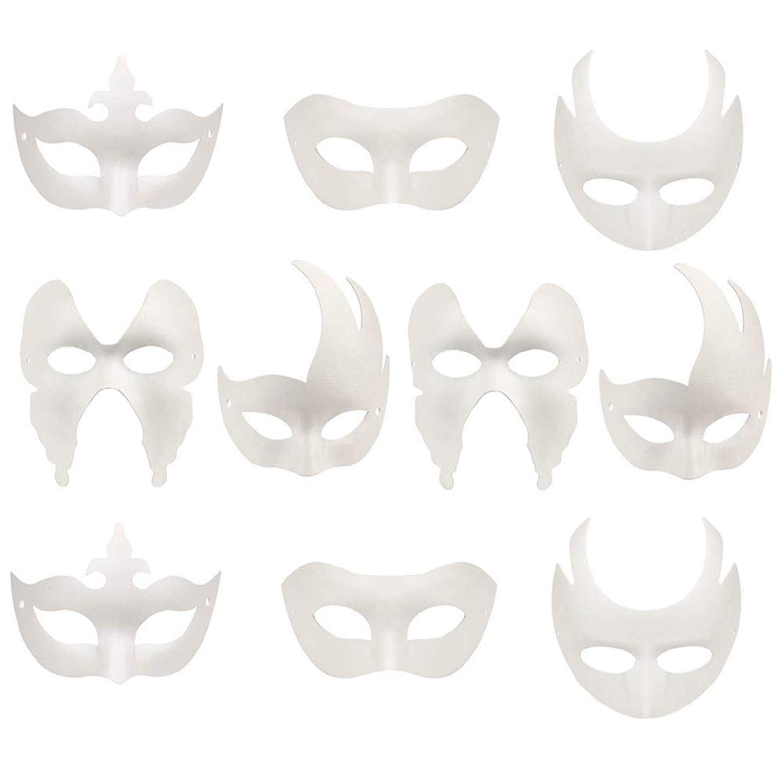Xinlie Masque Blanc Non Peint