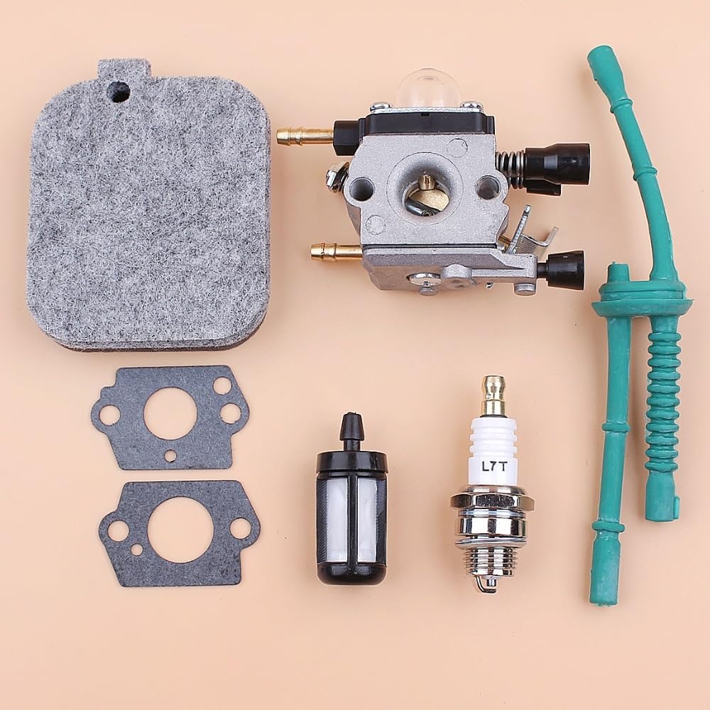 7 Uds junta de carburador filtro de aire Kit de filtro de manguera de combustible for STIHL BG45 BG46 BG55 BG65 BG85 BR45C SH55 SH85 sopladores de hojas 42291200606