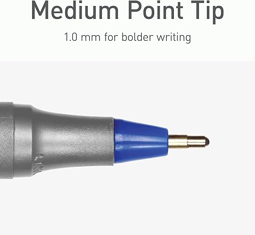 Miniatura 4 de linc Pentonic - Bolígrafo prémium de punta media de 0.039 pulgadas, 10 unidades, colores surtidos, sensación Featherlite de punta media, tecnología