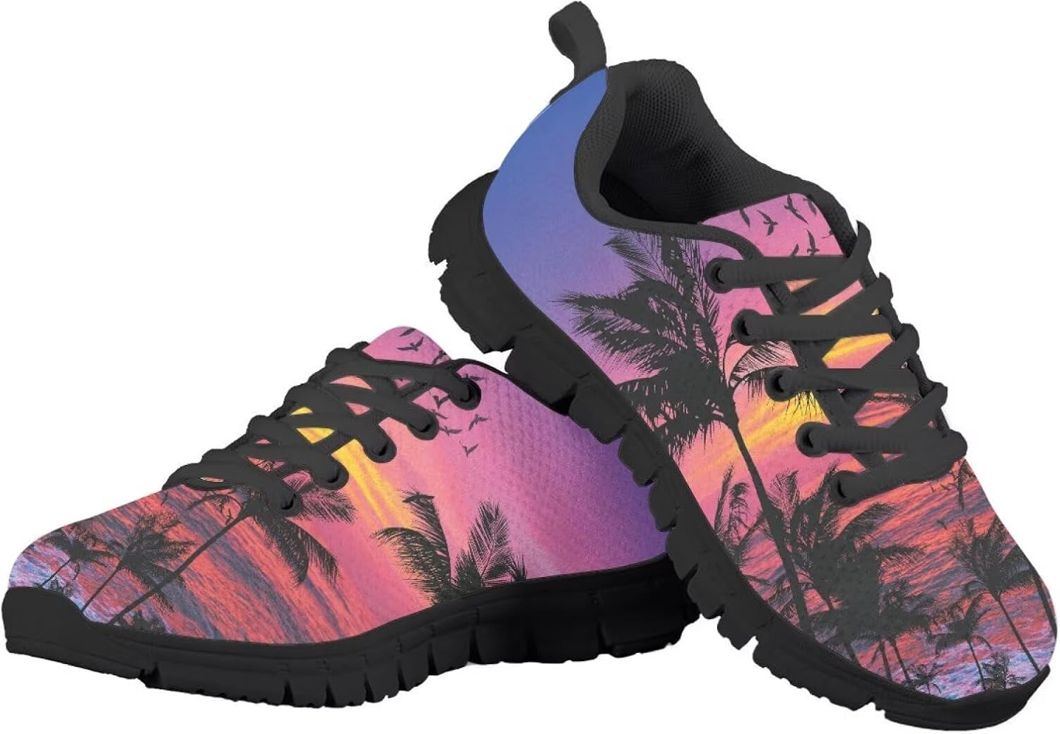 Funnydude Funny Print Girl's Walking Shoes Kid Casual Tennis Shoes Comfortable Footwear