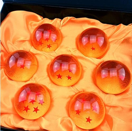 Miniatura 3 de Bolas coleccionables de cristal con estrellas de Dragon Ball Z, de tamaño mediano (1.06, 1.37, 1.69, 2.24, 2.99 pulgadas de diámetro)