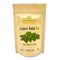 Vista 1 de Palm Beach Medicinal Herbs - Té de bálsamo de limón - Serie de té de hierbas puras, 30ct