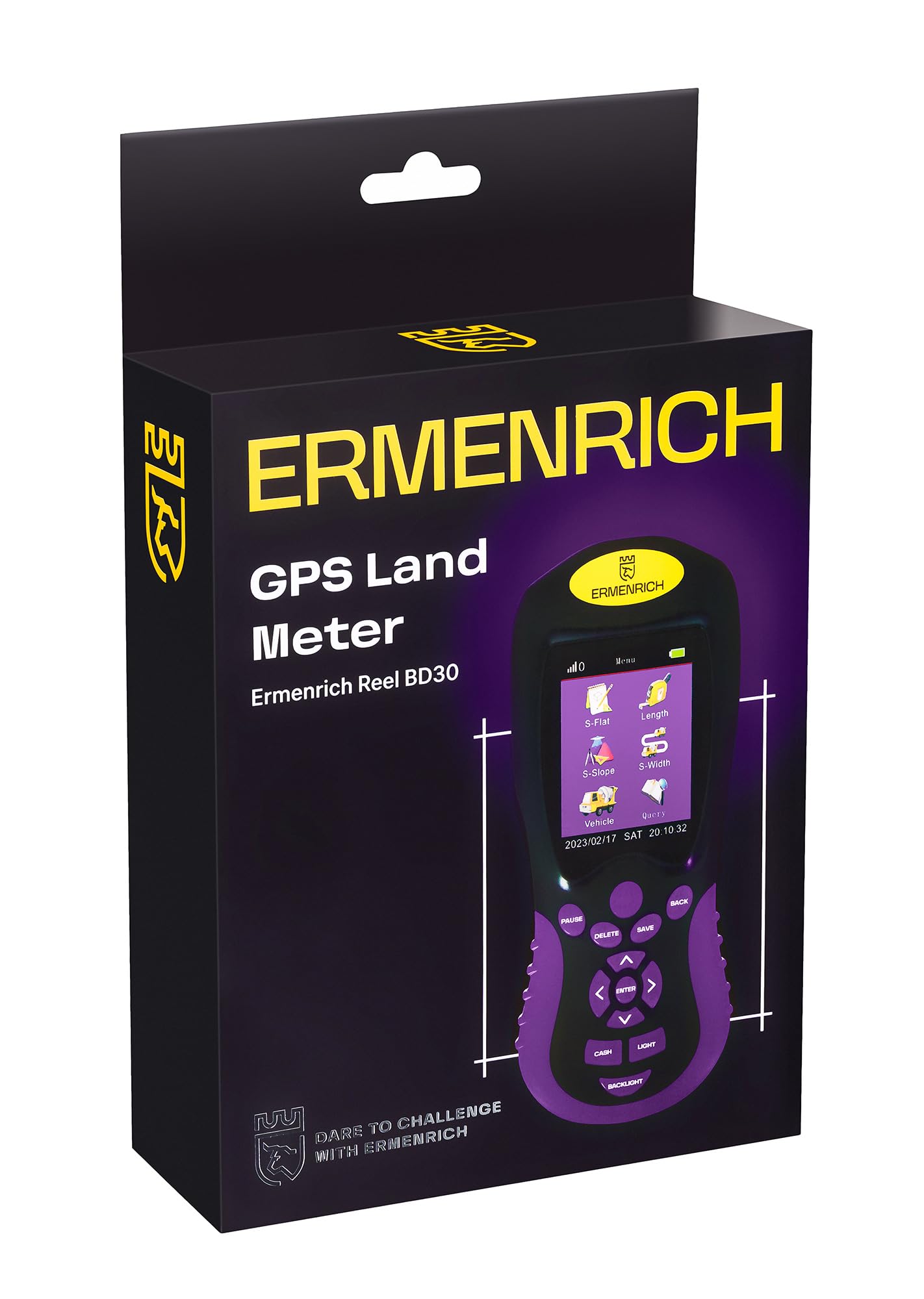 Reel BD30 Misuratore Superficie GPS Terreno Portatile per Agricoltura Foresta Campo Lago Area Lunghezza Calcolo Prezzo Modalità Automatica Manuale Memoria Display Batteria Ricaricabile