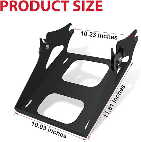 Miniatura 5 de Portaequipajes desmontable, compatible con Harley Davidson Touring Street Glide/Electra Glide/Road Glide/Road King 2014-2021, negro