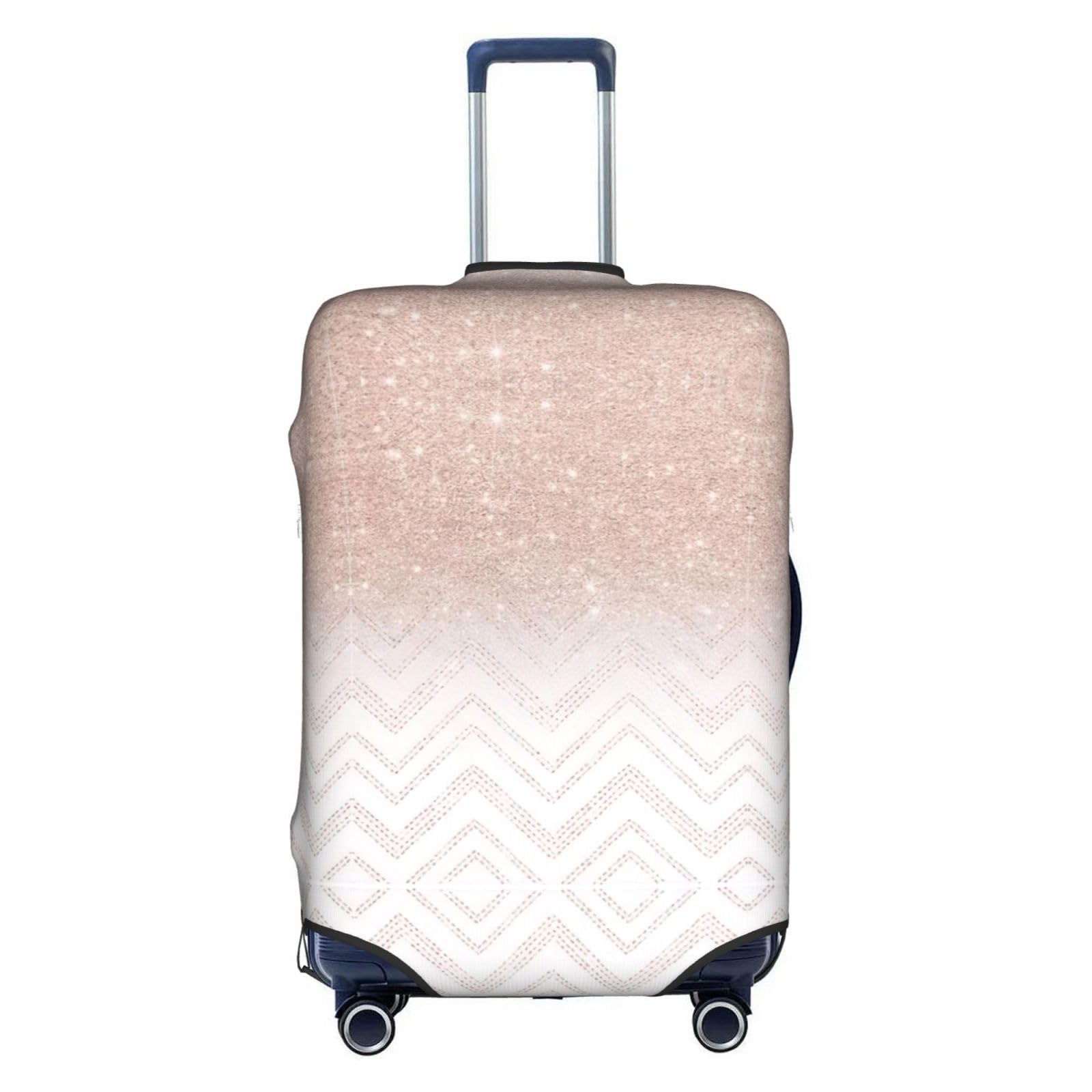 Housse de valise M blanche lavable en polyester résistant pour voyage - 8