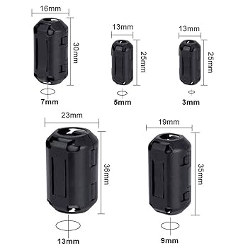 Amazon | COOLBOTANG フェライトコア ノイズフィルター パッチン