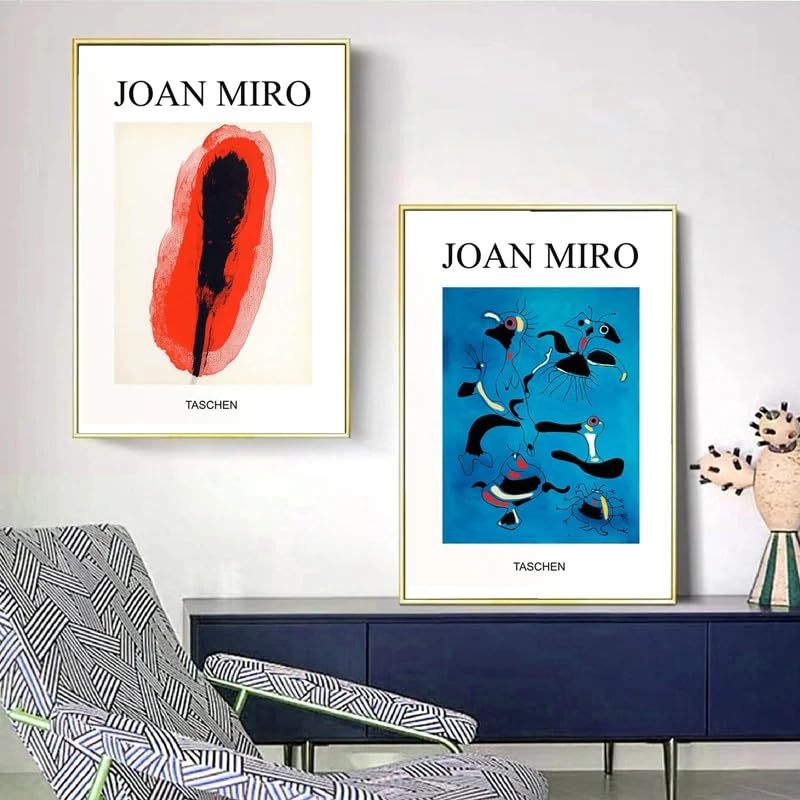 Oiseaux et insectes de Joan Miró peinture abstraite pour salon moderne