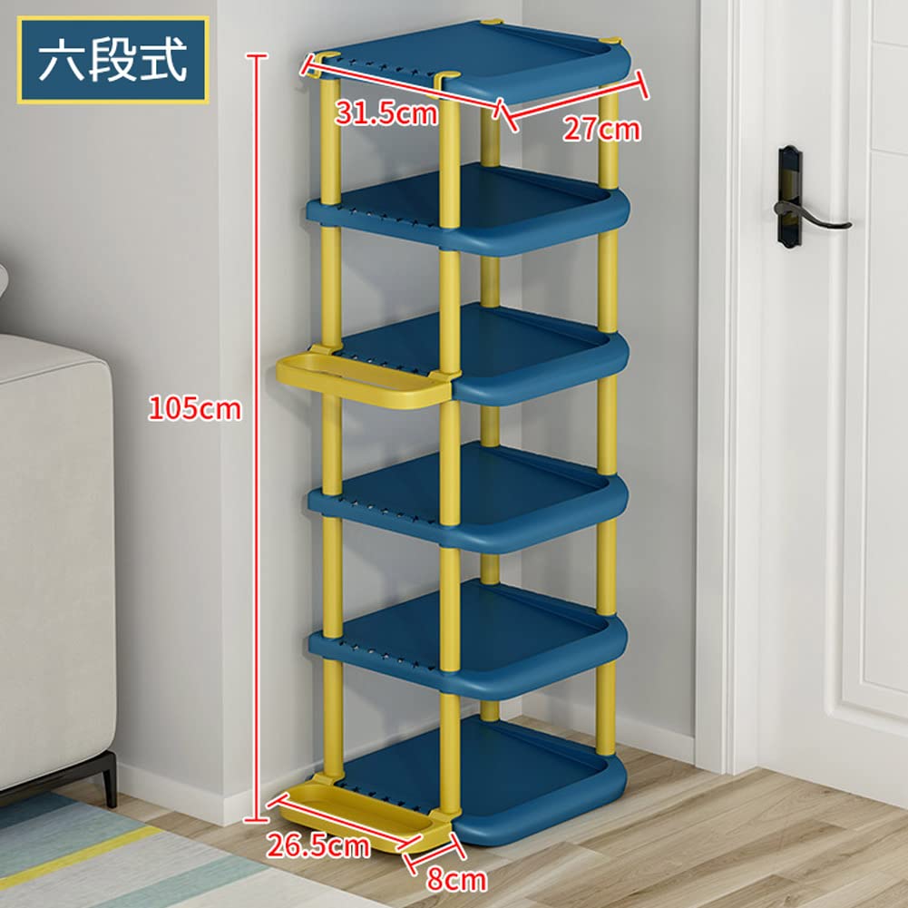 Amazon｜据え置き型シューズラック シューズボックス 下駄箱 靴箱 6段