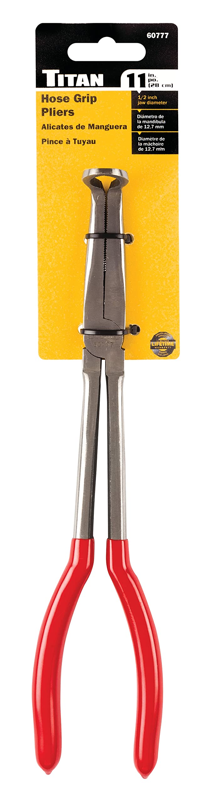 Titan TIT60777 - Alicates de agarre para manguera (27,9 cm)