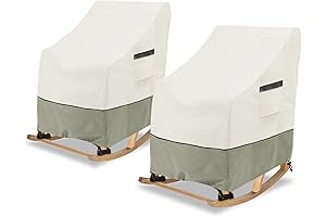 Premium Waterproof Rocking Chair Covers - 2 Pack for Optimal Protection