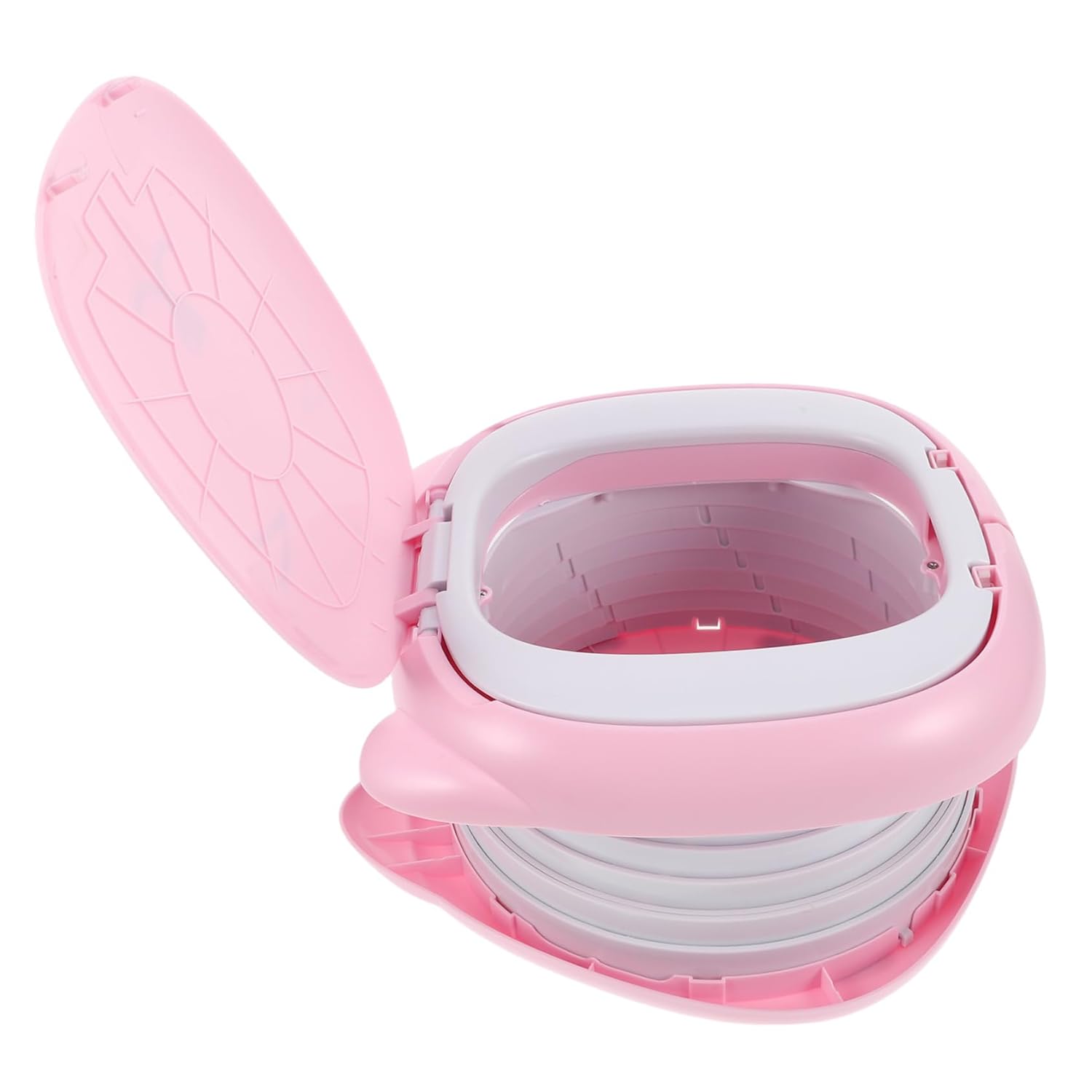 Portable Foldable Potty Training Toilet Leakproof Travel Potty for Camping Outdoor Use and Long Trips Compact and Easy to Carry