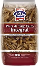 Macarrão de Sêmola de Trigo Durum Integral Penne Las Acacias 400g