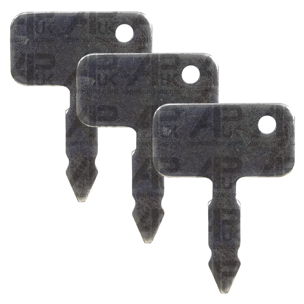 3x Lucas Ignition Switch Key Replacement for Skytrak JLG Skat Trak Landscape Perkins Tractor