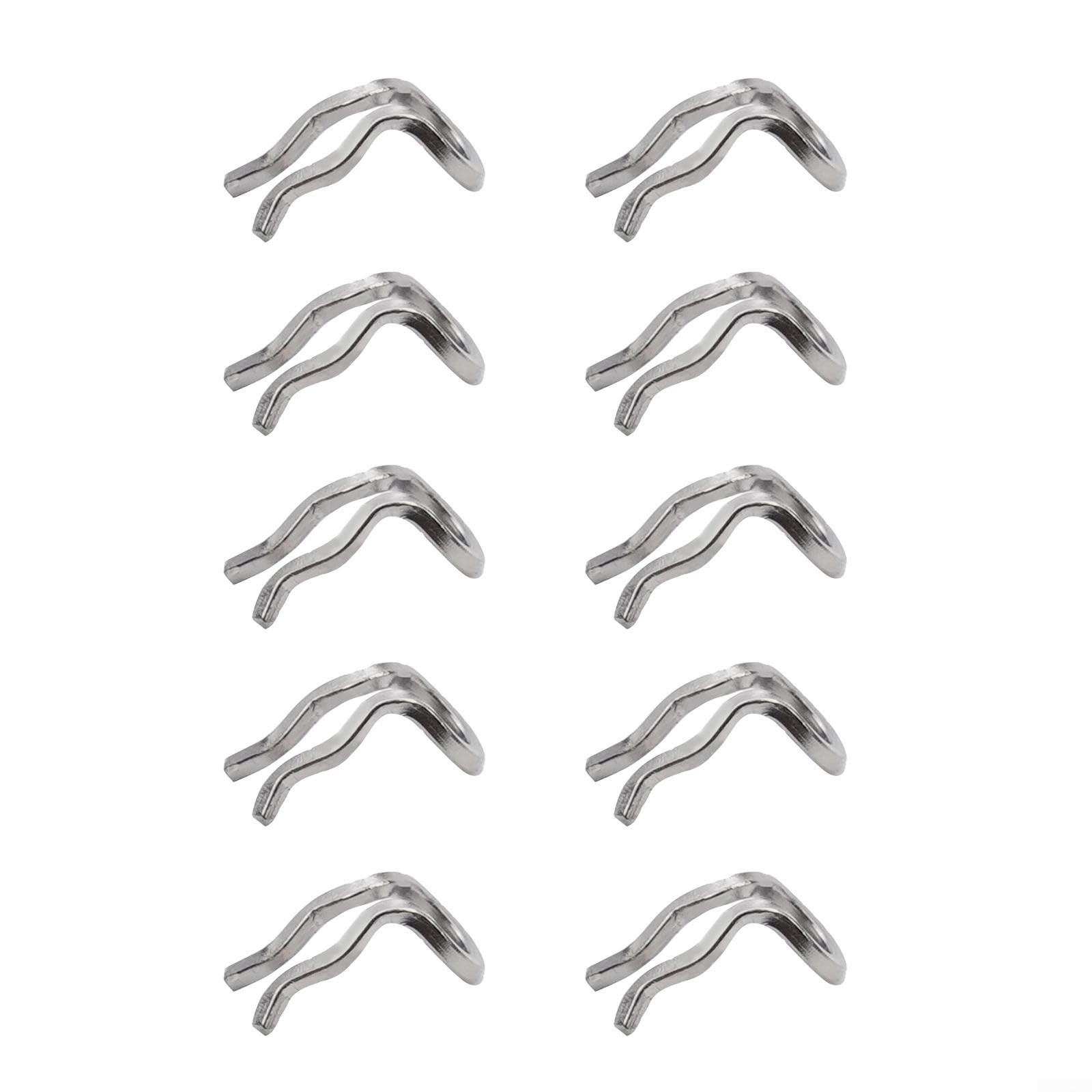 Fahrradzubehör Federclip-Set, kompatibel mit Shimano's, SLX und Modellen (Titan), 10-teilig