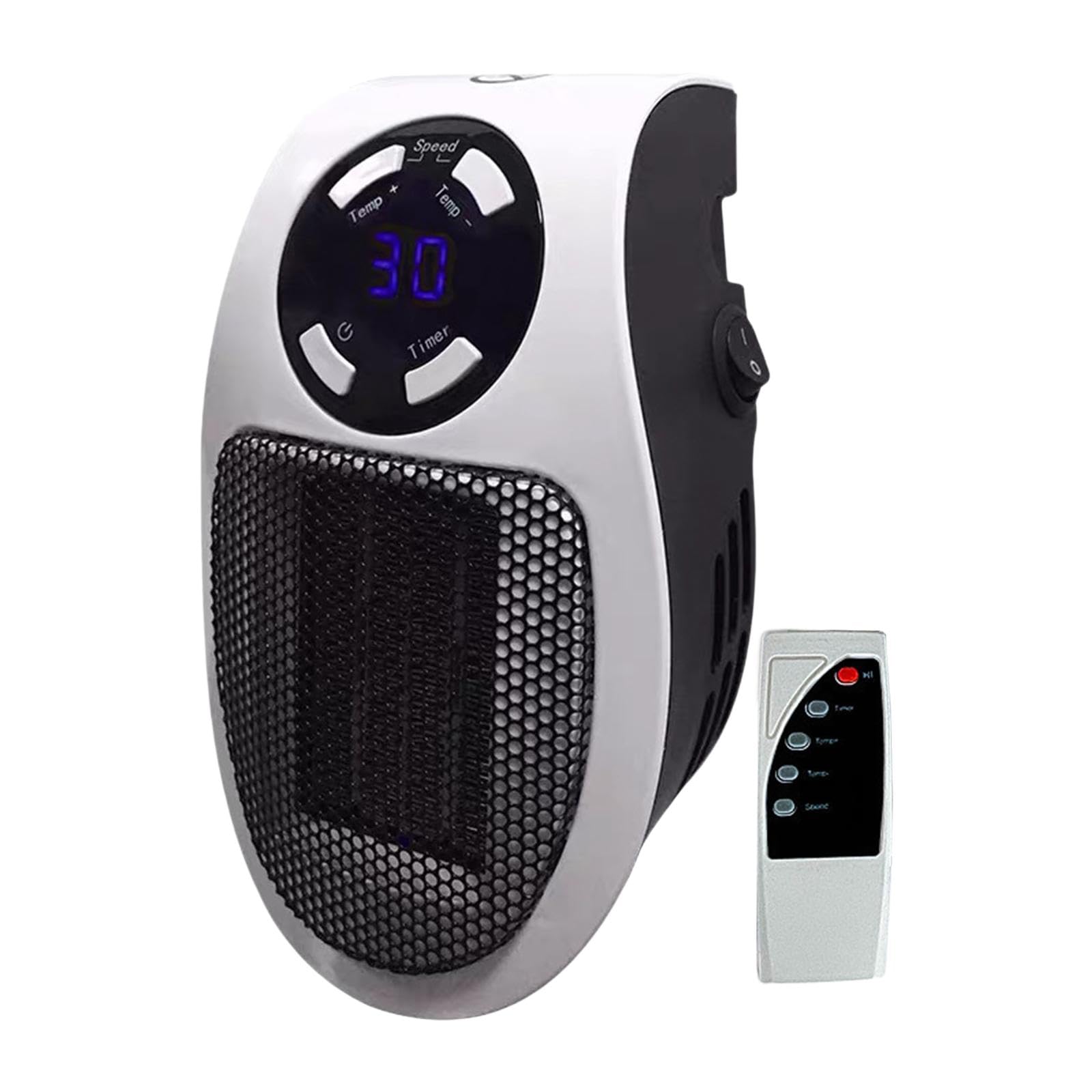 Mini Heater US Adapter Plug with Remote Controller for Study Bedroom Kitchen-image-27