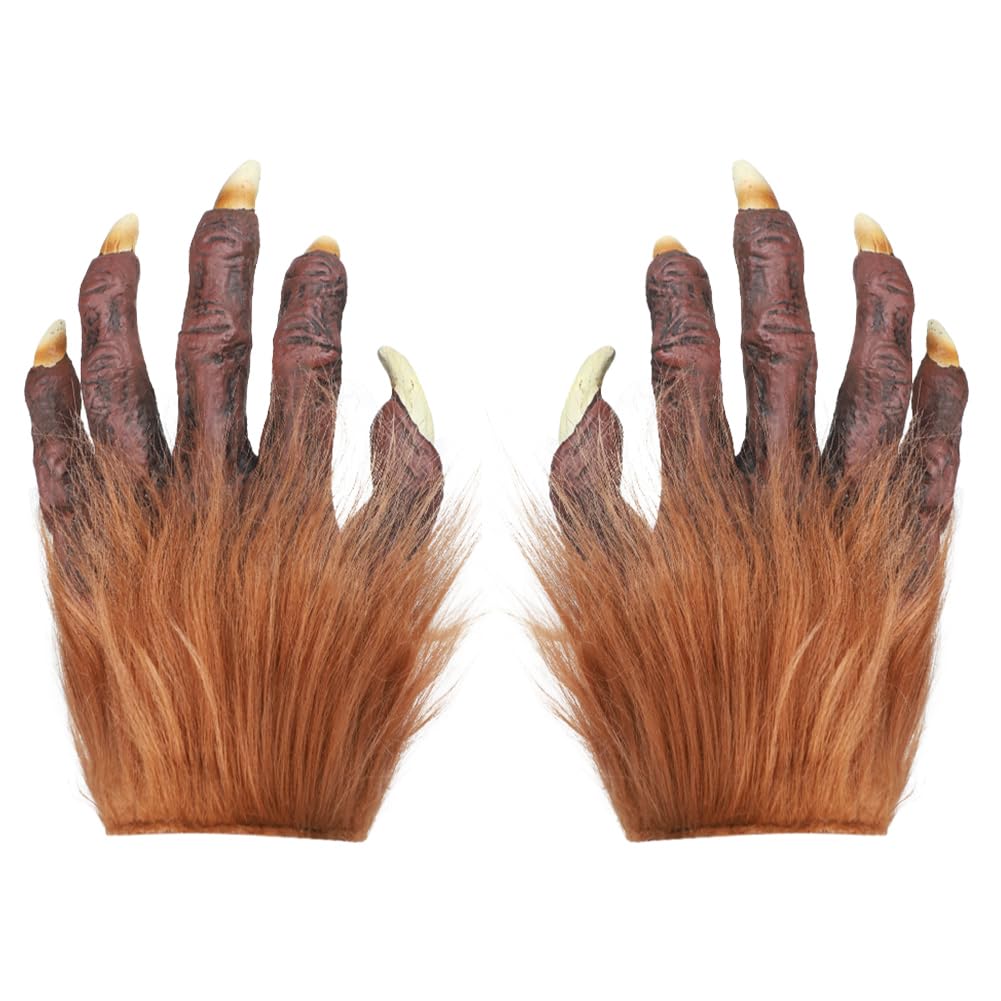 Halloween Gants De Loup-Garou Réalistes Gants De Monstre En