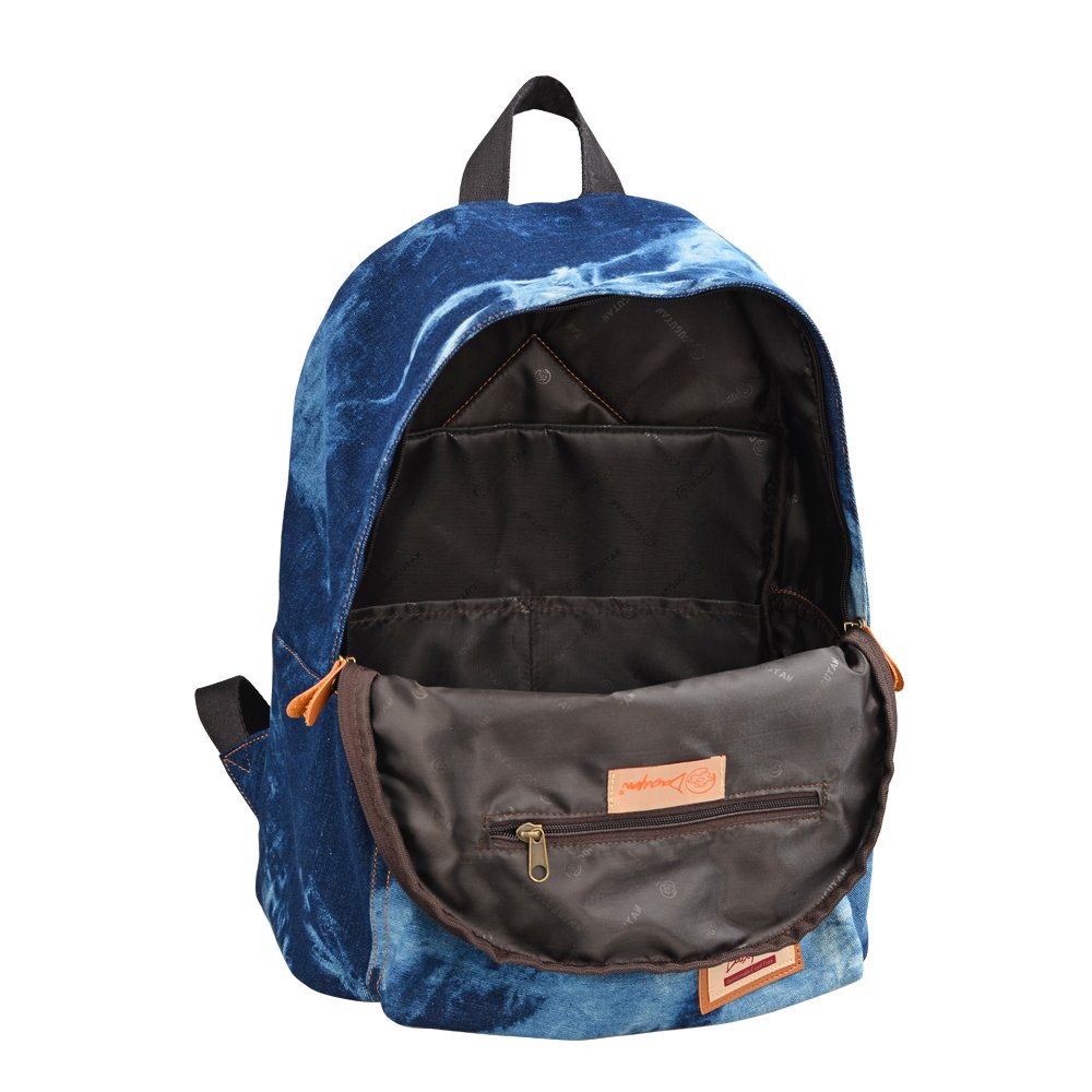 Douguyan Denim School Backpack Lightweight Cute Rucksack  display picture 2
