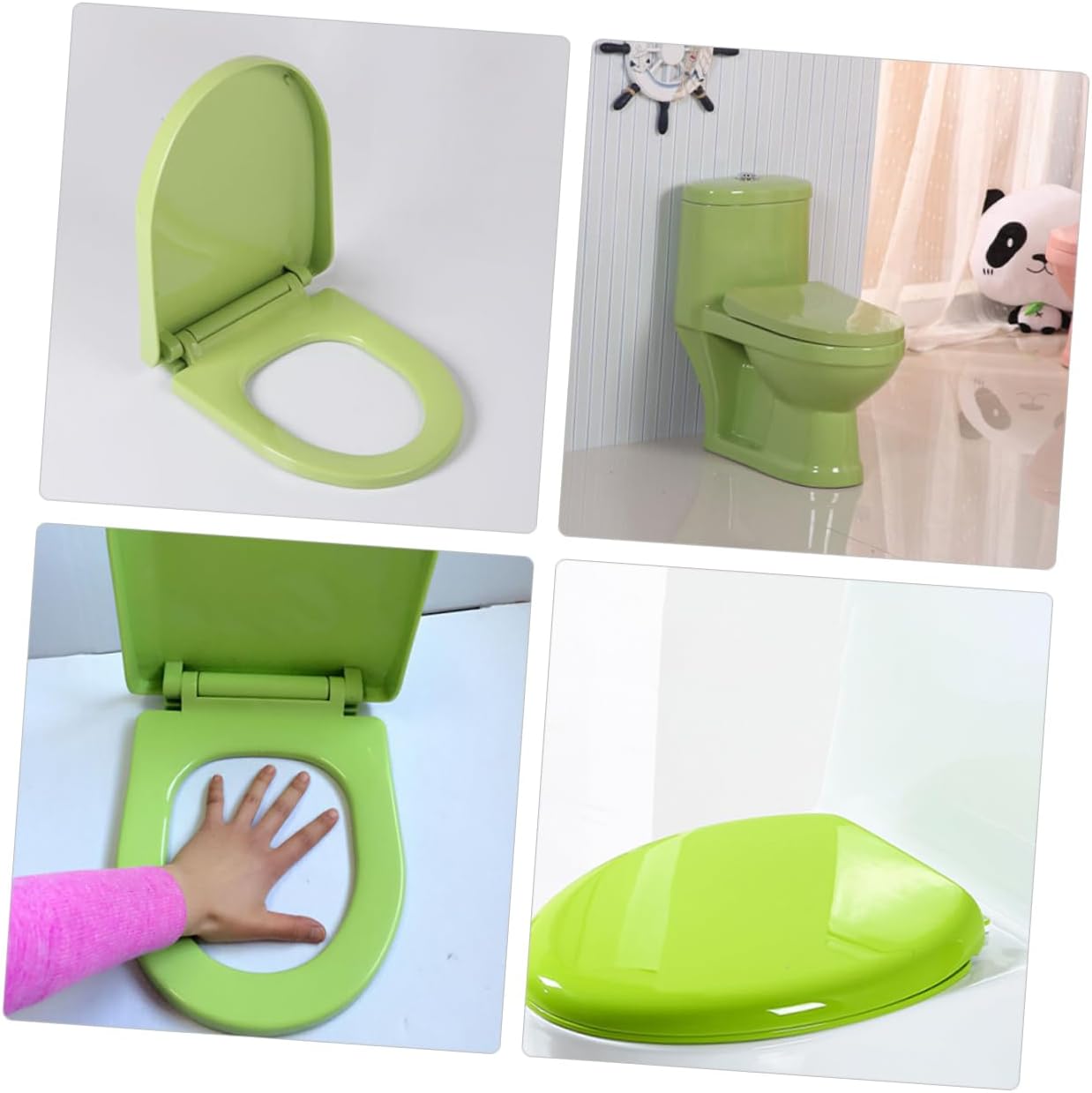 Alipis Portable Toilet Training Seat for Toddlers Non- Potty Seat Comfortable Design and Easy to Girl Bathroom Supply for Home and Travel