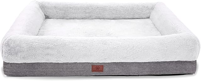 Orthopedic Dog Bed for Large Dogs and Medium Dogs, Dog Sofa Bed with Waterproof Liner pad and Removable Washable Cover, Dog Mat for Crates and CouchPuppy Bed, Pet Bed