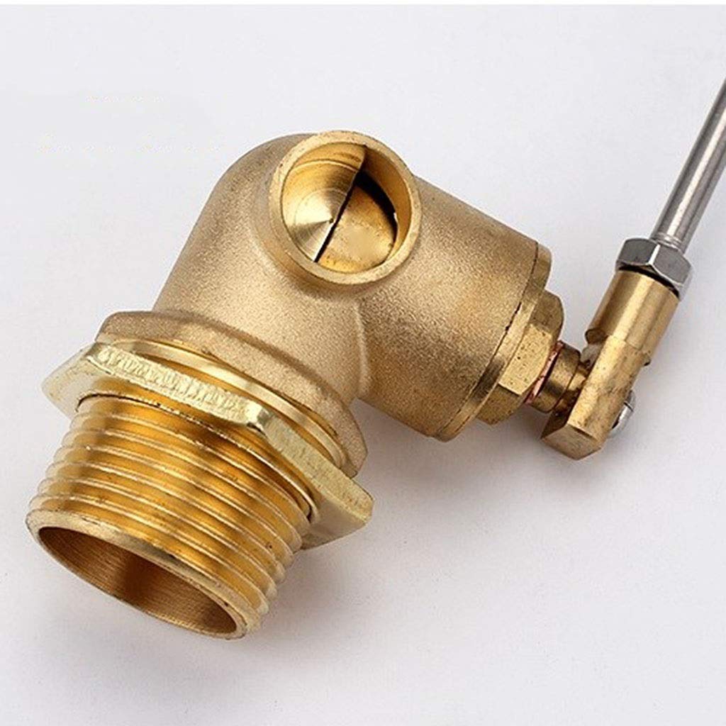 Válvula de flotador acero inoxidable con núcleo cerámico 4/6 puntos/1 pulgada, interruptor control nivel tanque agua(1 Inch Brass ceramic)
