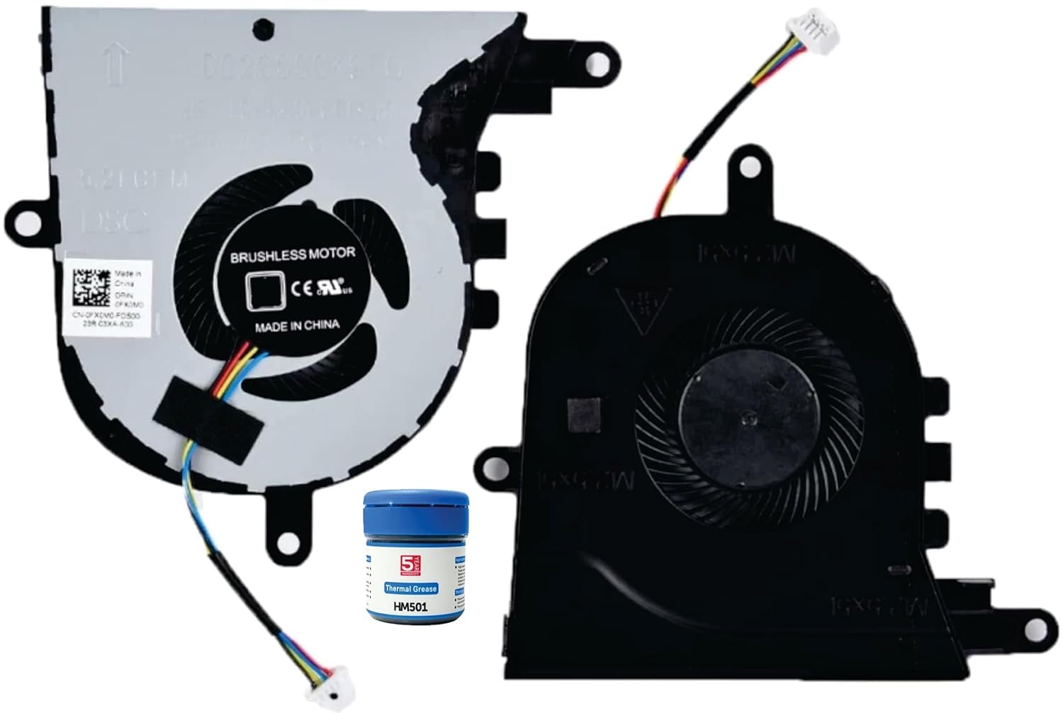High- Quality Replacement Internal CPU Cooling Fan for Dell inspiron 15 5570 5575 3580 3585 3593 17 3780 3793 0FX0M0 DFS1503055P0T DC28000K9D0