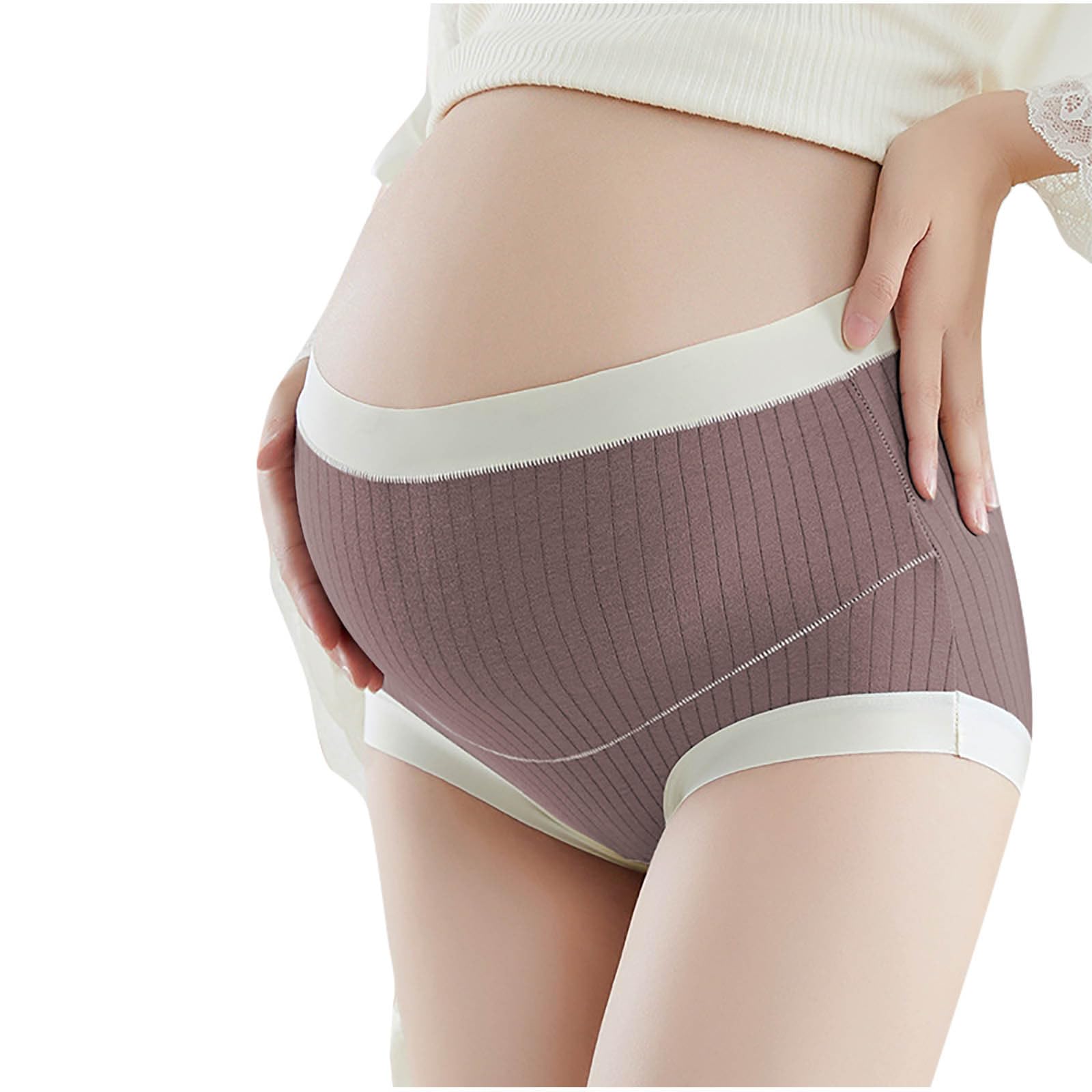 Maternity Underwear Pregnancy Postpartum Panties Cotton Low Rise Briefs Comfy Stretch Breathable Panty Underpants