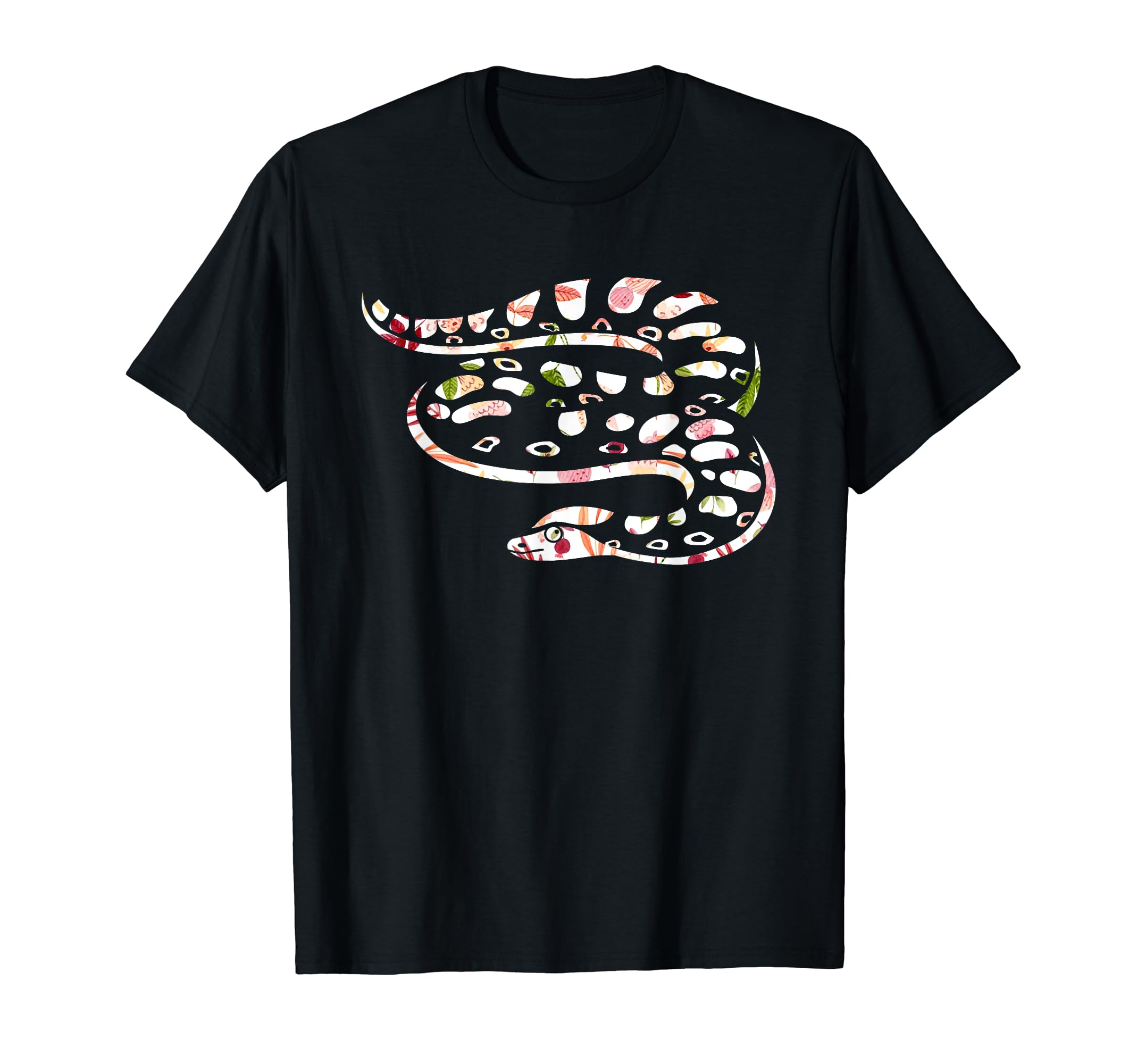 Amazon | 蛇 花柄 蛇好き Tシャツ | Tシャツ・カットソー 通販