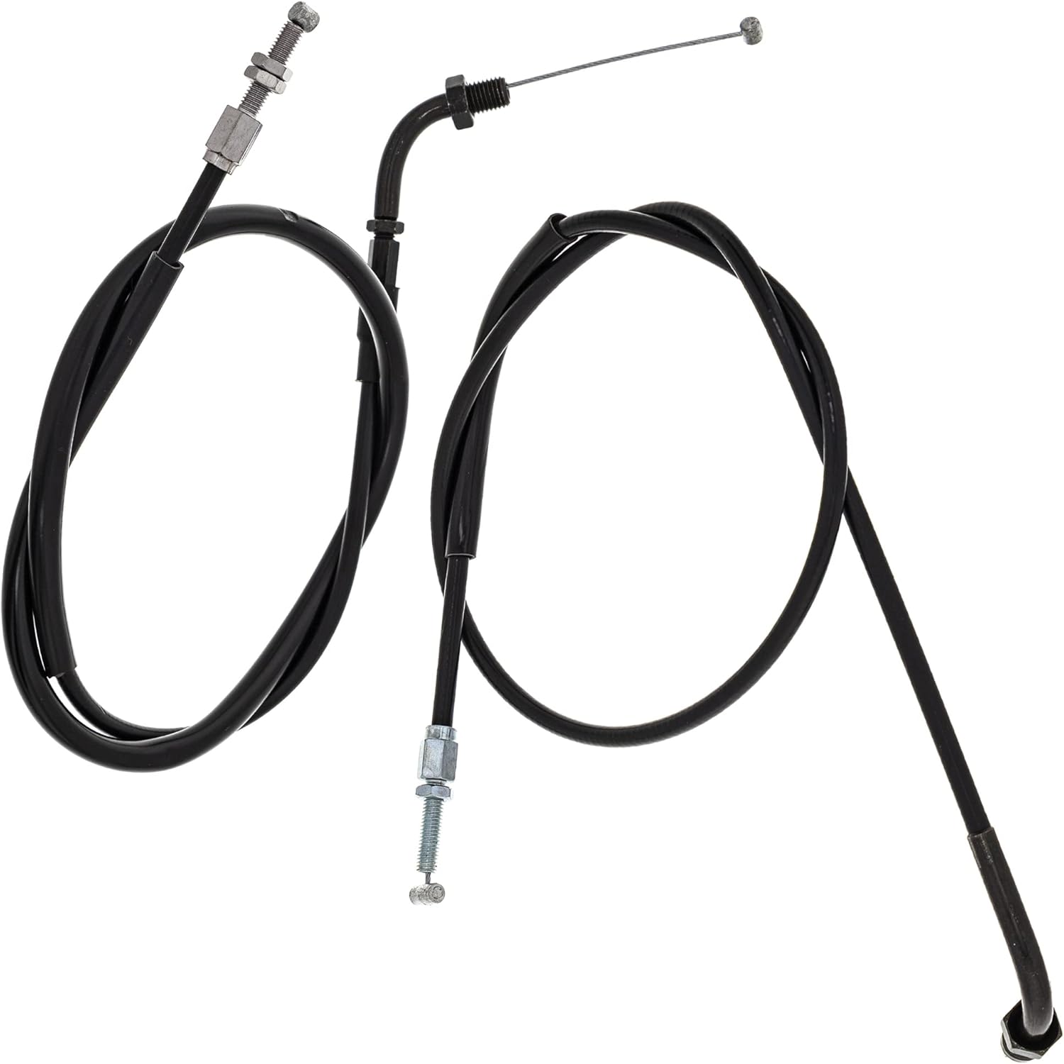 NICHE Push Pull Throttle Cable Set for Honda Kawasaki CB400F 17910-333-405 17920-377-710