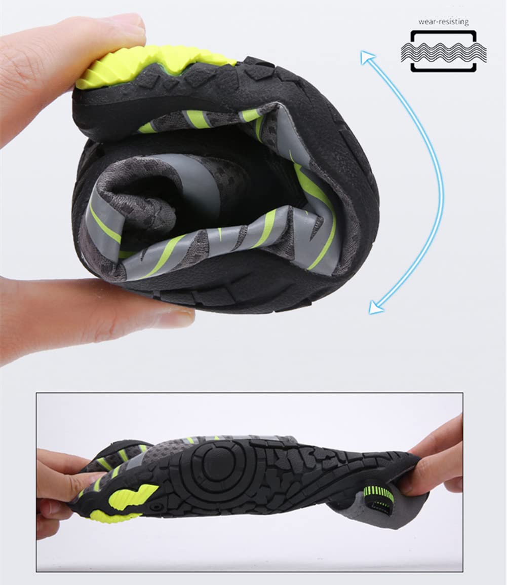 Morbuy Zapatos de Agua para Mujer Hombre, Ligeros Secado Rápido Deportes Acuáticos Calzado de Natación Antideslizante Buceo Snorkel Zapatillas 35-46 para Yoga Surf Piscina Playa…