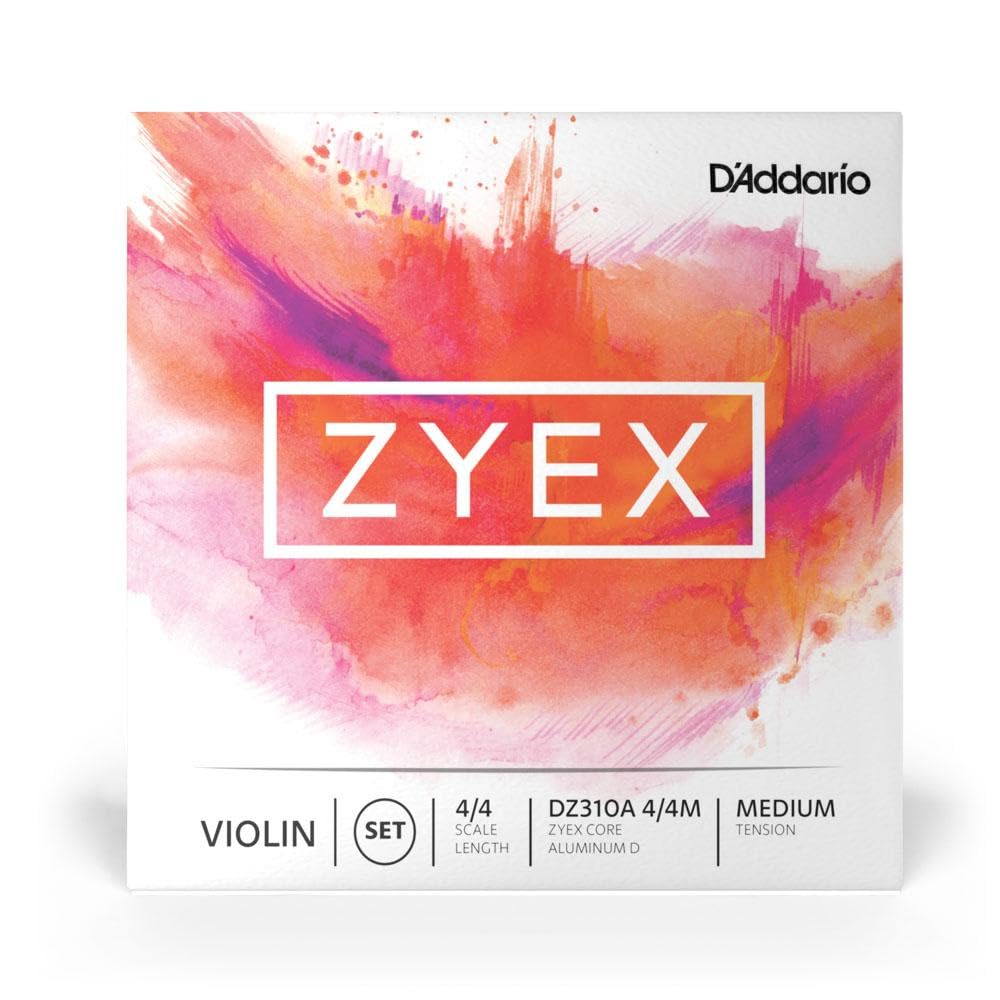 Amazon.com: D'Addario Zyex Violin String Set with Aluminum D, 4/4