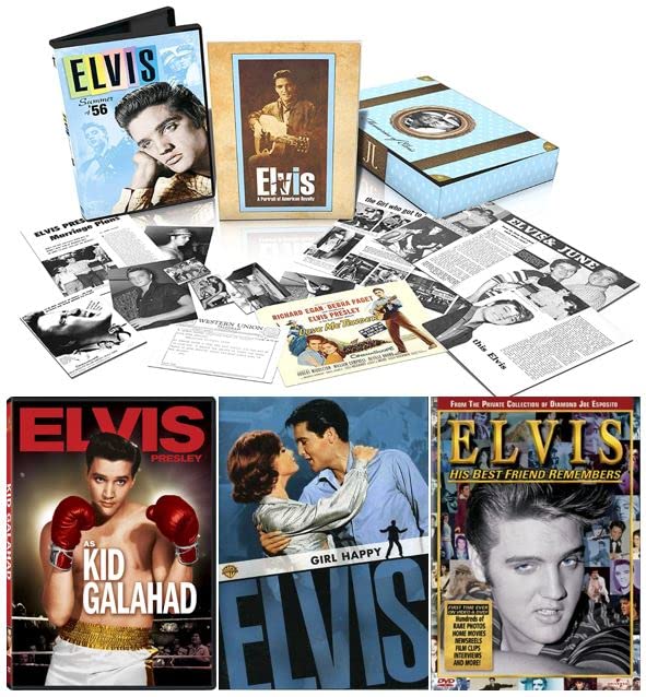 Ultimate Elvis Presley DVD Collection As kid Galahad Girl Happy His best friend Remem Summer of '56 Deluxe Memorabilia Collection with Many Extras