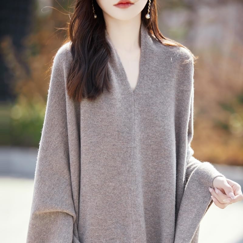 Poncho Donna,Scialli E Mantelle Di Lana Per Donna Poncho Multiuso Elegante Maglione Senza Maniche Scialli Lavorati A Maglia Sciarpa Morbida E Calda In Cashmere Maglione Lavorato A Maglia