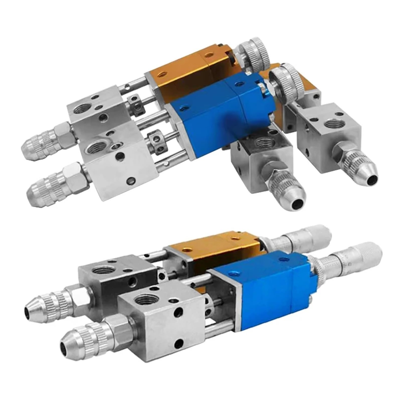 Industrielles Dosierventil, pneumatisches UV-Dosierventil, Nadel-Off-Kleber-Dosierventil 2121Q mit Mikrometer-Einstellknopf