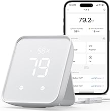 SwitchBot Hub 2 (2ª Gen), funciona como Termómetro WiFi Higrómetro, Control Remoto IR, Control Remoto Inteligente y Sensor de Luz, Conecta SwitchBot a Wi-Fi (Compatible con 2.4GHz), Compatible con Alexa y Google Assistant