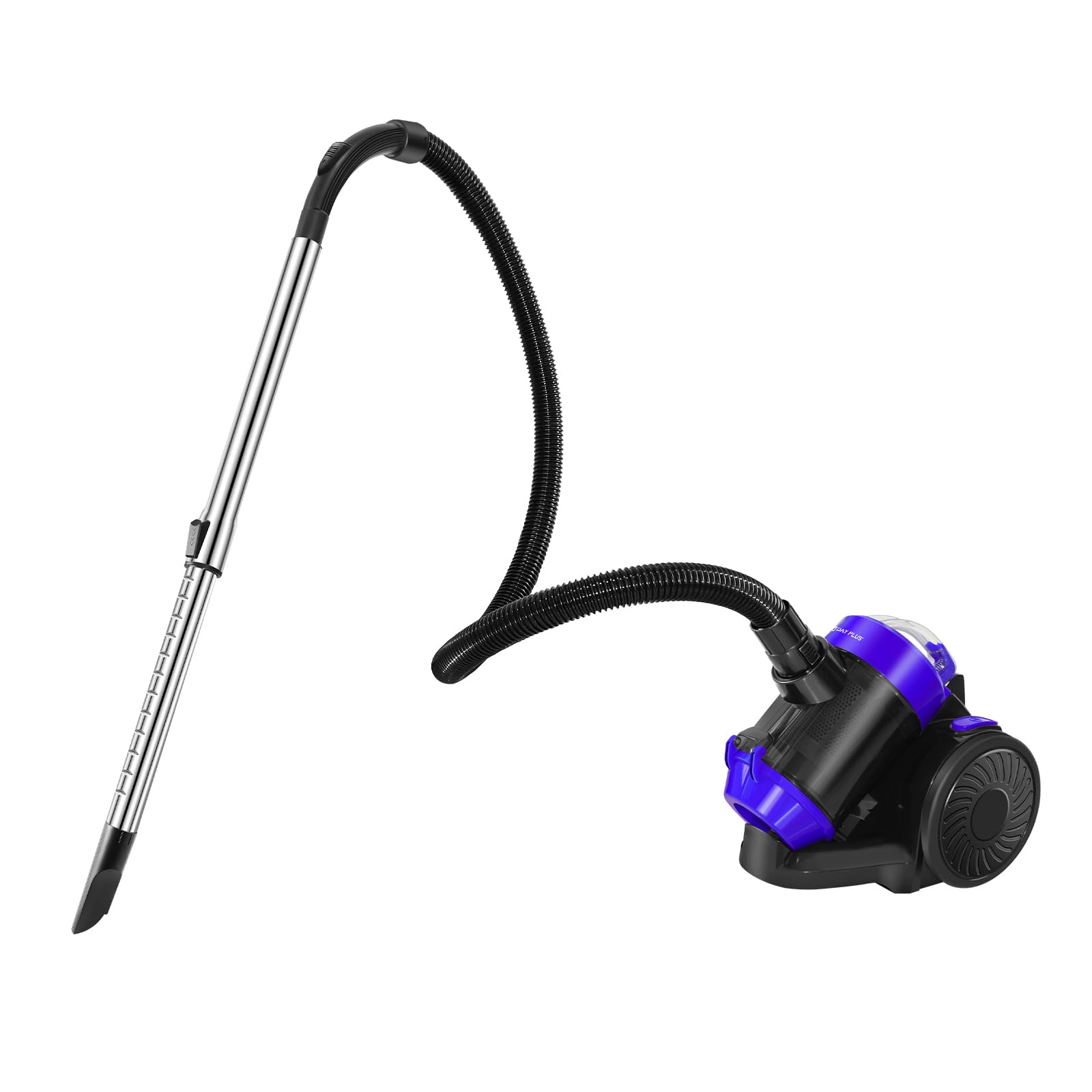 Generisch Aspirapolvere senza sacchetto, 1000 Watt, aspirapolvere a ciclone senza sacchetto, con set di accessori, potente aspirapolvere con set di ugelli, spazzola turbo, cavo automatico, 1,5 l