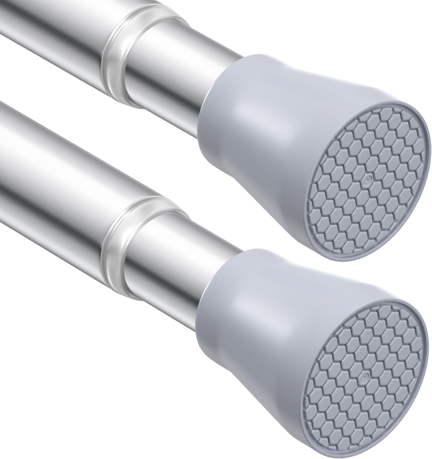 Shower Curtain Rod, 4260 inches White Tension Shower