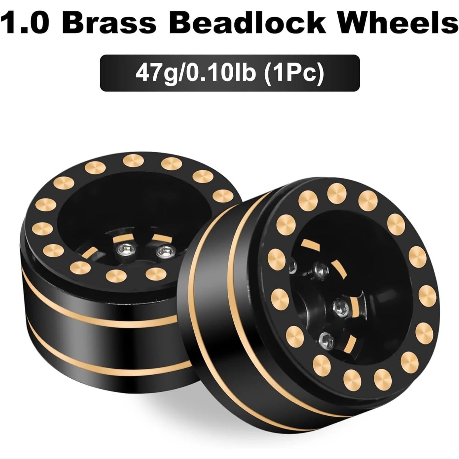 Neumáticos RC para Axial SCX24 para Gladiator C10 para JLU para Deadbolt TRX4M 1.0 Ruedas Neumáticos Desplazamiento Negativo 7 Mm 1/18 1/24 RC Crawler Car