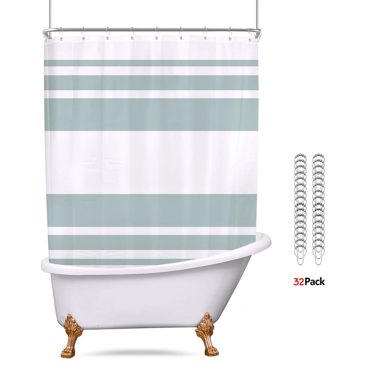 Shower Curtains Clawfoot Tub Curtains & Drapes