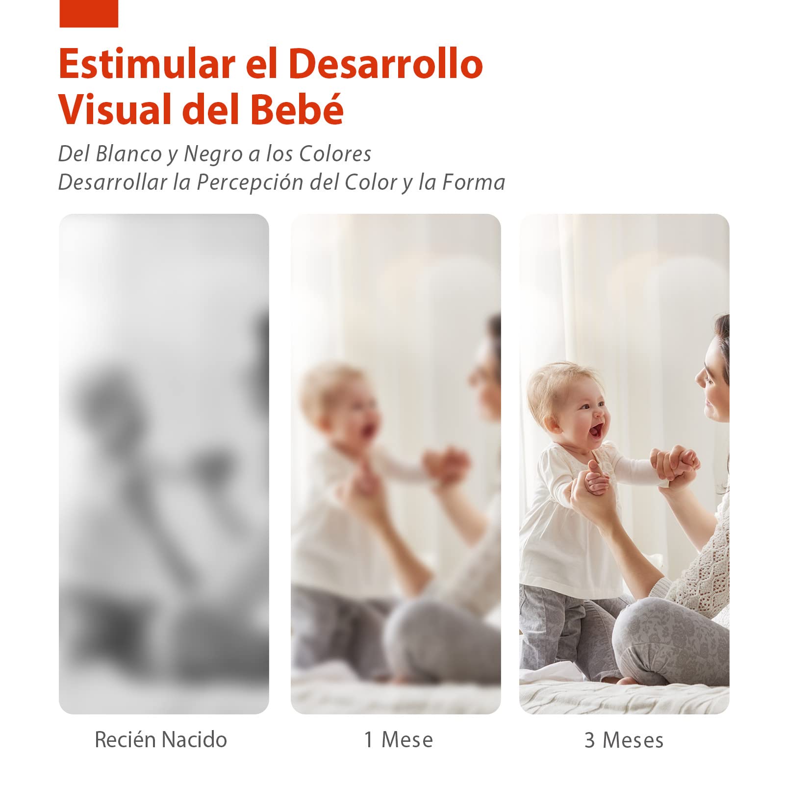 hahaland Flashcards Bebe Juguetes Bebes 0 3 6 Meses, 20 Piezas 40 Imágenes Tarjetas de Alto Contraste en Blanco y Negro, Tarjetas de Estimulación Visual Regalo Educativo para Bebés 0-6 Meses