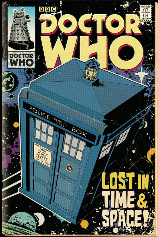GB Eye, Doctor Who, Tardis Comic, Maxi Poster, 61x91.5cm
